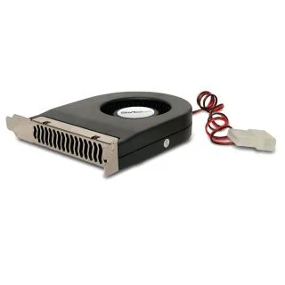 Expansion Slot Rear Exhaust Cooling Fan with LP4 Connector