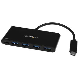 4 Port USB C Hub with 4 USB Type-A Ports (USB 3.0 SuperSpeed 5Gbps) - 60W Power Delivery Passthrough Charging - USB 3.1 Gen 1/USB 3.2 Gen 1 Laptop Hub Adapter - MacBook, Dell~4 Port USB C Hub with 4 USB Type-A Ports (USB 3.0 SuperSpeed 5Gbps) - 60W Power