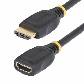 6.6ft (2m) HDMI 2.0 Extension Cable, High Speed HDMI Port Saver Cable, 4K 60Hz, HDMI Male to Female Extension Adapter Cord, HDMI Extension Cable, M/F