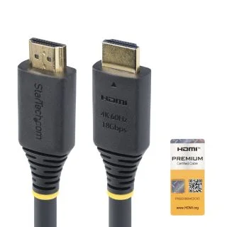 20ft (6m) Premium Certified High Speed HDMI Cable, 4K 60Hz/1440p 144Hz, HDR10/HDCP 2.2/ARC, 18Gbps, UHD HDMI 2.0 Cord for TV/Monitor/Display, TPE Jacket