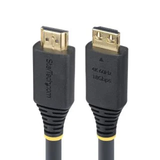 20ft (6.1m) High Speed HDMI Cable with Gripping Connectors, 4K 60Hz/1440p 144Hz, HDR10/HDCP 2.2/ARC, 18Gbps, UHD HDMI 2.0 Cord for TV/Monitor/Display, TPE Jacket