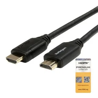 3ft (1m) Premium Certified HDMI 2.0 Cable with Ethernet - High Speed Ultra HD 4K 60Hz HDMI Cable HDR10 - HDMI Cord (Male/Male Connectors) - For UHD Monitors, TVs, Displays