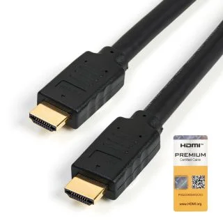 15ft (5m) Premium Certified HDMI 2.0 Cable with Ethernet - High Speed Ultra HD 4K 60Hz HDMI Cable HDR10 - Long HDMI Cord (Male/Male Connectors) - For UHD Monitors, TVs, Displays