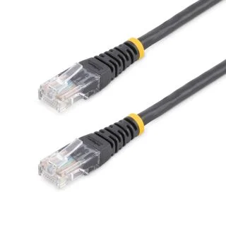 15 ft Cat5e Black Molded RJ45 UTP Cat 5e Patch Cable - 15ft Patch Cord