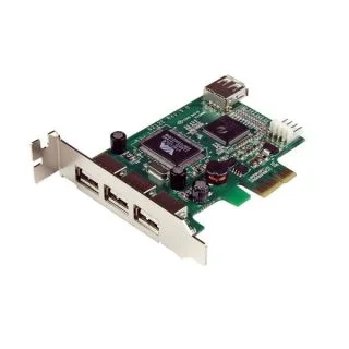 4 Port PCI Express Low Profile High Speed USB Card