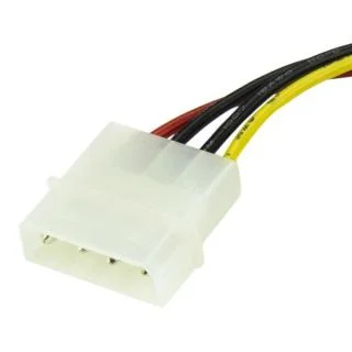 6in 4 Pin LP4 to SATA Power Cable Adapter