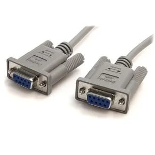 10 ft DB9 RS232 Serial Null Modem Cable F/F