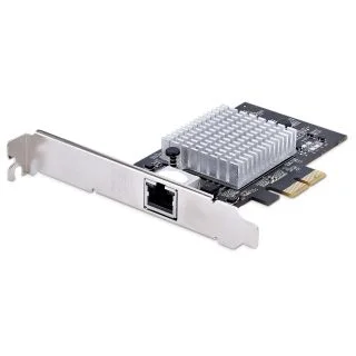 1-Port 10Gbps PCIe Network Adapter Card, Network Card for PC/Server, Six-Speed PCIe Ethernet Card with Jumbo Frame Support, NIC/LAN Interface Card, 10GBASE-T and NBASE-T
