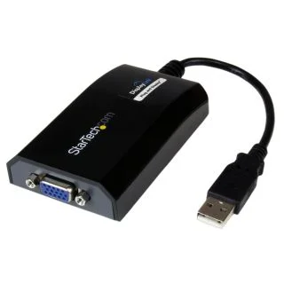 USB to VGA Adapter, External USB Video Graphics Card for PC and MAC, 1920x1200, USB 2.0 Display Adapter - a direct replacement for USB32VGAPRO