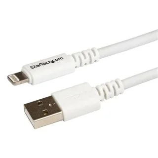 3 m (10 ft.) USB to Lightning Cable - Long iPhone / iPad / iPod Charger Cable - Lightning to USB Cable - Apple MFi Certified - White