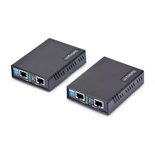 VDSL2 Ethernet Extender Kit over Single Pair Wire, Up to 0.6mi (1km) Long Range LAN Repeater over Phone Line/CAT5e/CAT6, Up to 300Mbps, Replacement for 110VDSLEXT