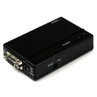 High Resolution VGA to Composite (RCA) or S-Video Converter - PC to TV