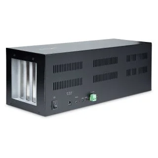 4-Slot PCIe Expansion Chassis with PCIe x2 Host Card, PCIe 2.0 - 10Gbps, External PCIe Slots for Desktops/Servers, PCI Express Expansion Box/Adapter, 4 PCIe x1 Slots