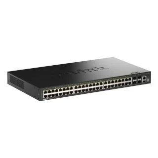 52-Port Gigabit Stackable PoE+ Smart Managed Switch with 4 x 10G SFP+ Ports