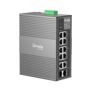 Omada 10-Port Gigabit Industrial Easy Managed Switch with 6-Port PoE+ and 2-Port PoE++