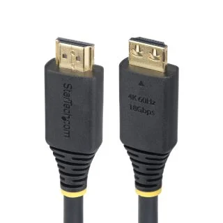 8ft (2.4m) High Speed HDMI Cable with Gripping Connectors, 4K 60Hz/1440p 144Hz, HDR10/HDCP 2.2/ARC, 18Gbps, UHD HDMI 2.0 Cord for TV/Monitor/Display, TPE Jacket