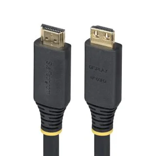 10m (33ft) Active High Speed HDMI Cable with Gripping Connectors, 4K 60Hz/1440p 144Hz, HDR10/HDCP 2.2/ARC, 18Gbps, UHD HDMI Cord for TV/Monitor/Display, TPE Jacket