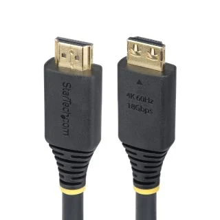 5m (16ft) High Speed HDMI Cable with Gripping Connectors, 4K 60Hz/1440p 144Hz, HDR10/HDCP 2.2/ARC, 18Gbps, UHD HDMI Cord for TV/Monitor/Display, TPE Jacket