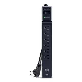 6 Outlet Surge Strip With USB