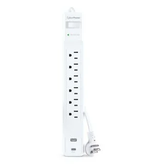 6 Outlet Surge Strip With USB
