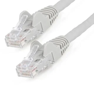 35ft (10.7m) CAT6 Ethernet Cable - LSZH (Low Smoke Zero Halogen) - 10 Gigabit 650MHz 100W PoE RJ45 UTP Network Patch Cord Snagless with Strain Relief - Gray CAT 6, ETL Verified, 24AWG