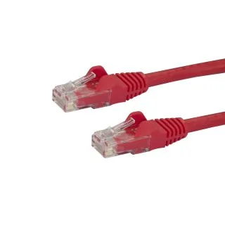 9ft CAT6 Ethernet Cable - Red CAT 6 Gigabit Ethernet Wire -650MHz 100W PoE RJ45 UTP Network/Patch Cord Snagless w/Strain Relief Fluke Tested/Wiring is UL Certified/TIA